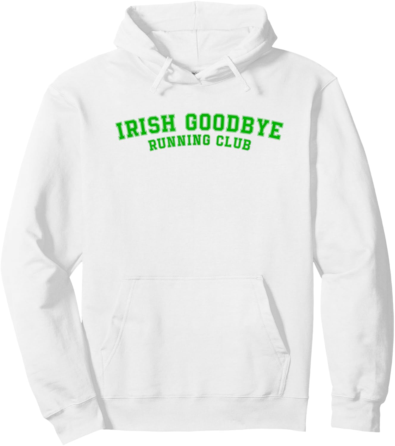 Irish Goodbye Running Club Hoodie - Hoodie | White