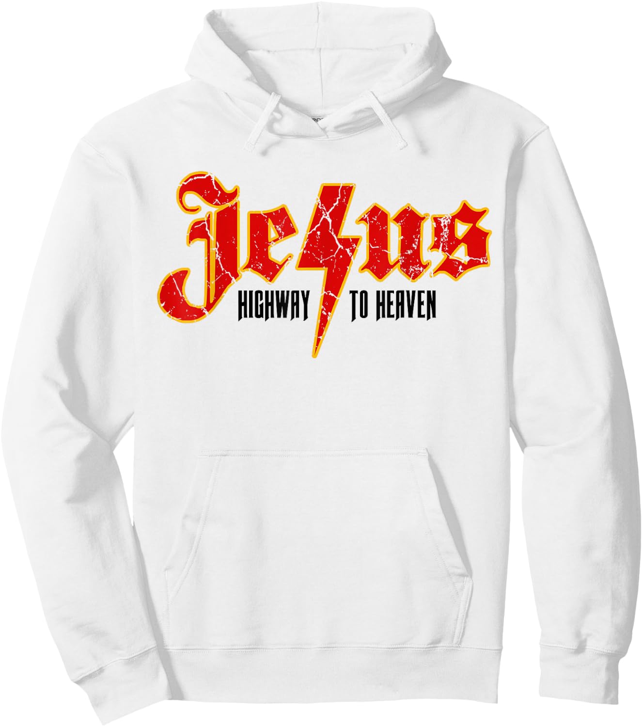 Christian Quotes Jesus Highway To Heaven Religious Spiritual Hoodie - Hoodie | White
