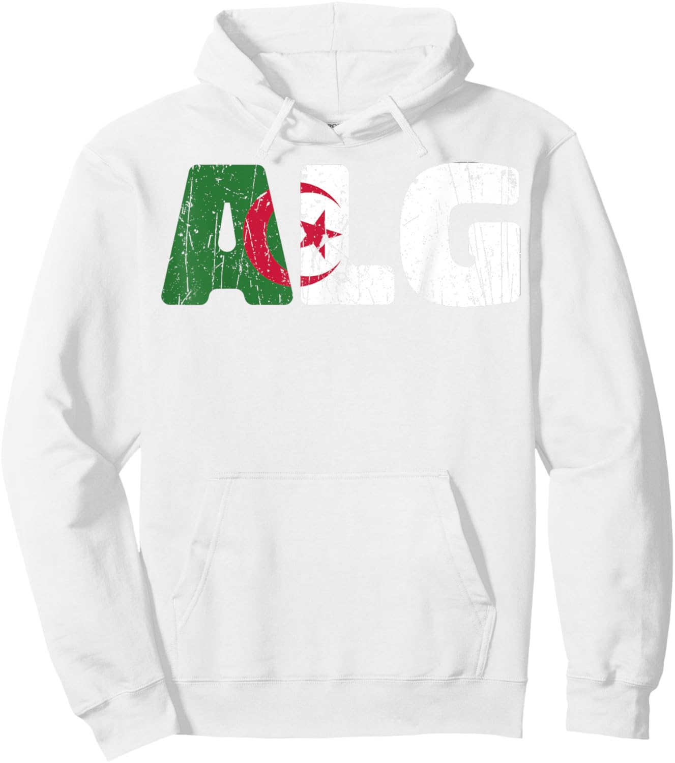 Algeria Flag DZ Algerian Football team Proud Algerian Hoodie - Hoodie | White