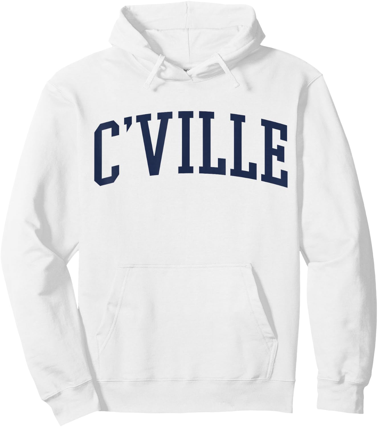 C'ville Charlottesville VA Virginia Vintage Classic Hoodie - Hoodie | White