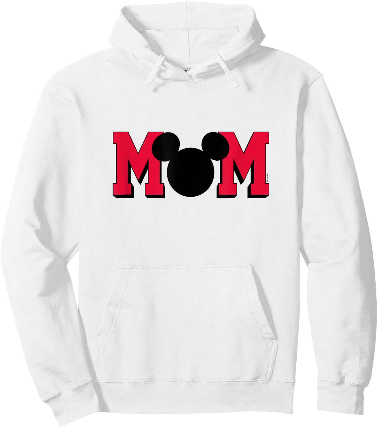 Disney - Mom Mickey Mouse Silhouette Hoodie - Hoodie | White