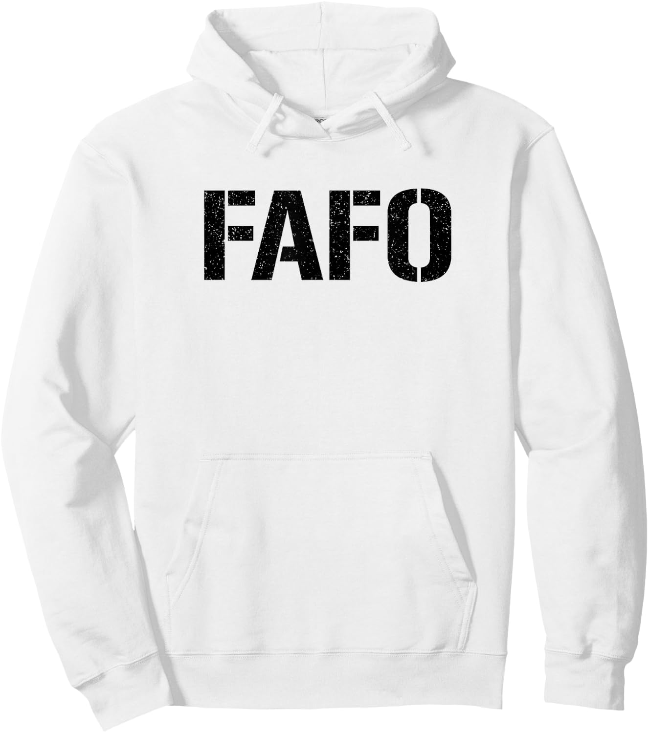 Fafo F- Around & Find Out Hoodie - Hoodie | White