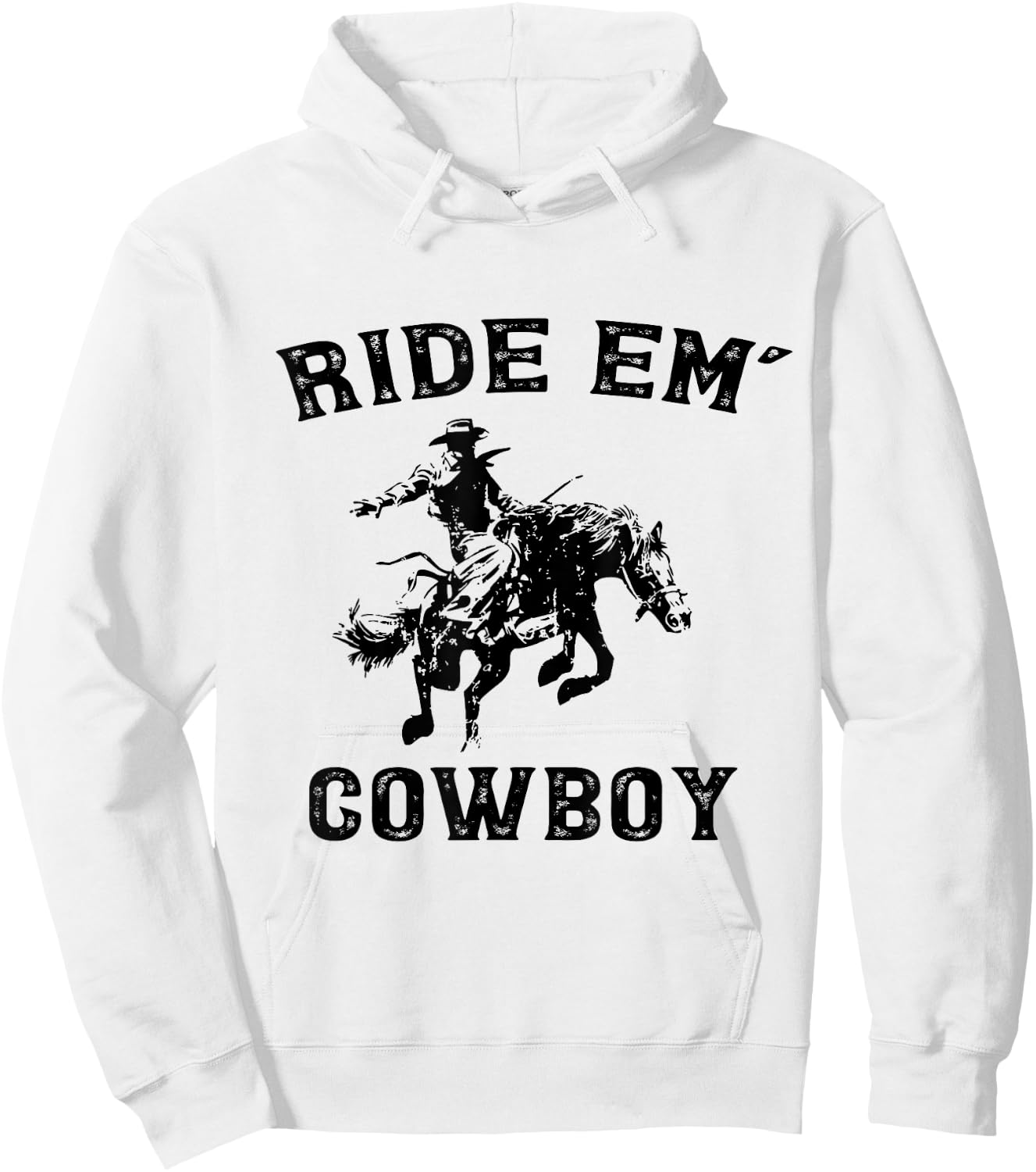 Cowboy Horse Rider Animal Gifts Women Girls Kids Boy Hoodie - Hoodie | White