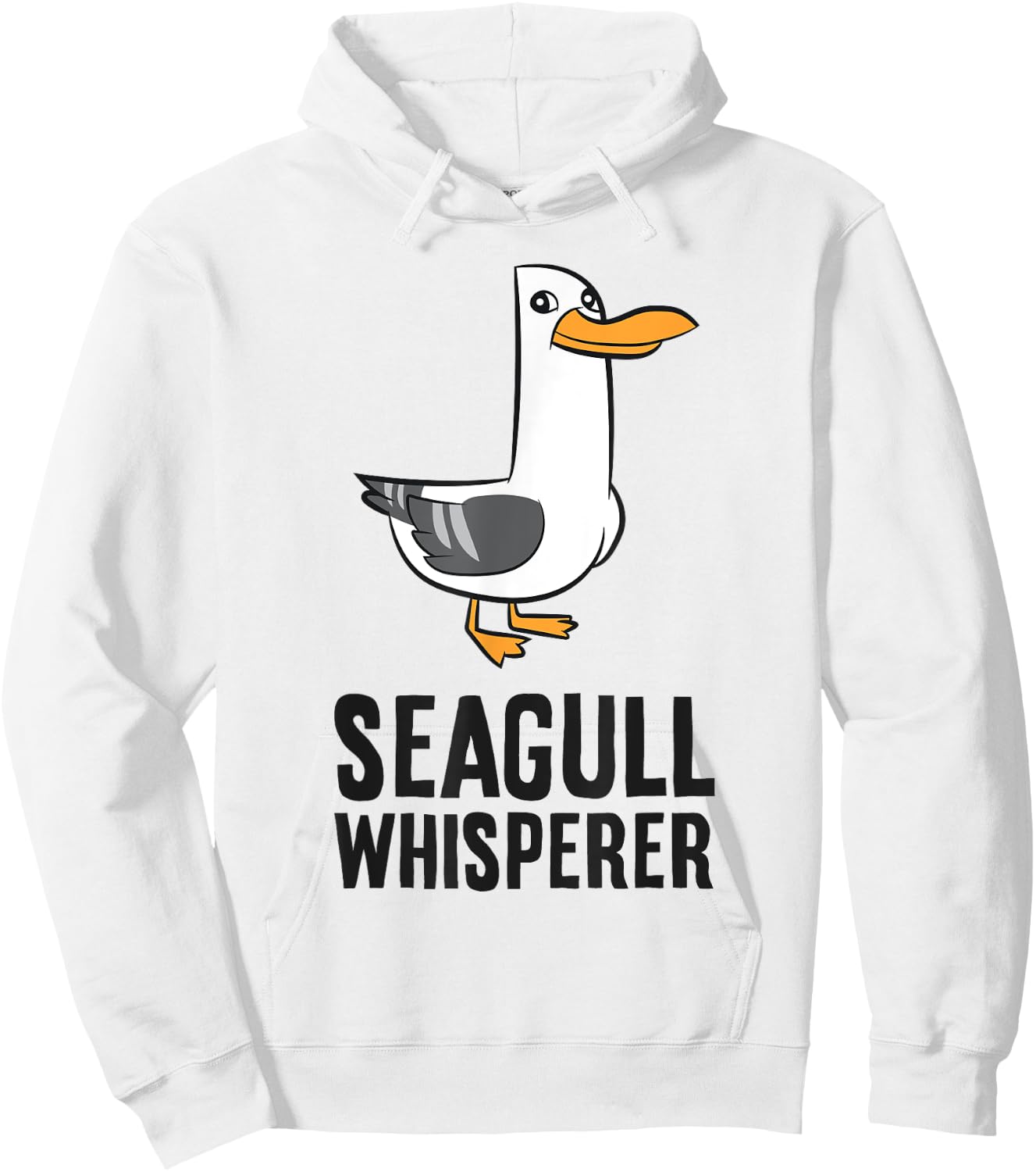 Seagull Bird Ocean Funny Seabird Seagull Whisperer Hoodie - Hoodie | White