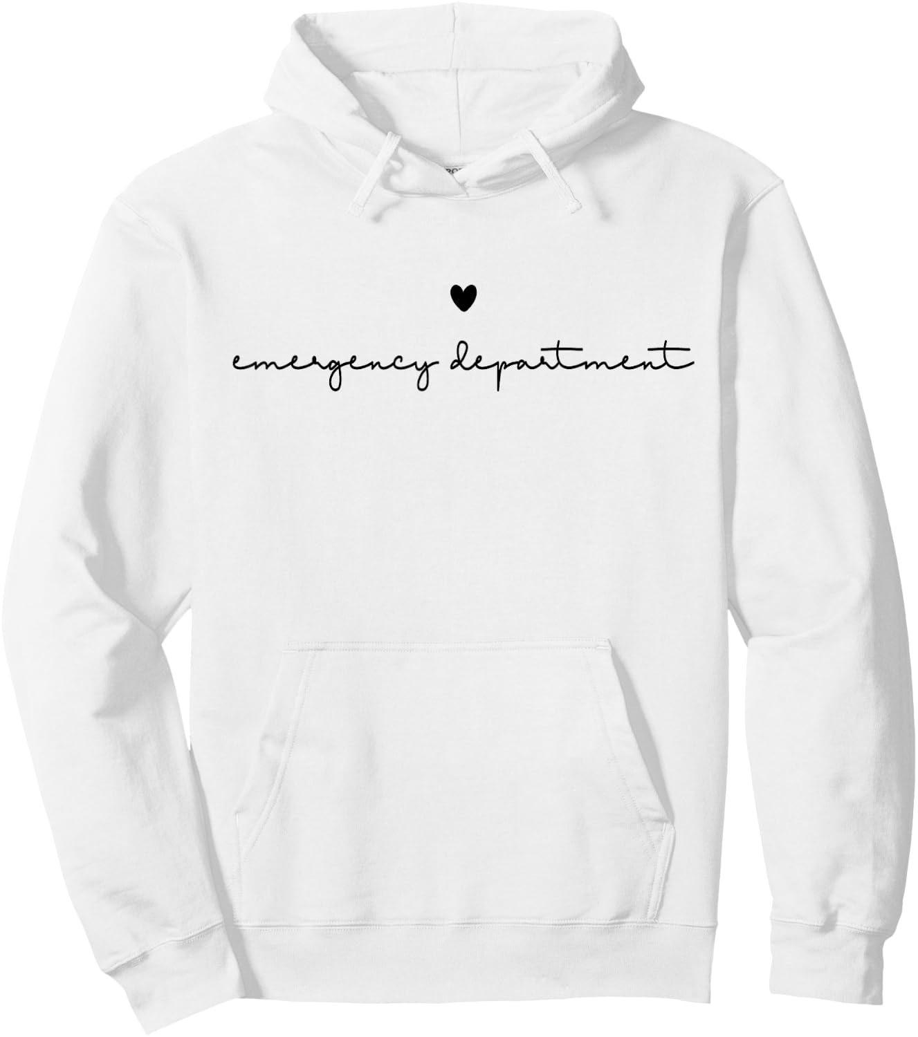 Emergency Department Emergency Room Healthcare Nursing Hoodie - Hoodie | White