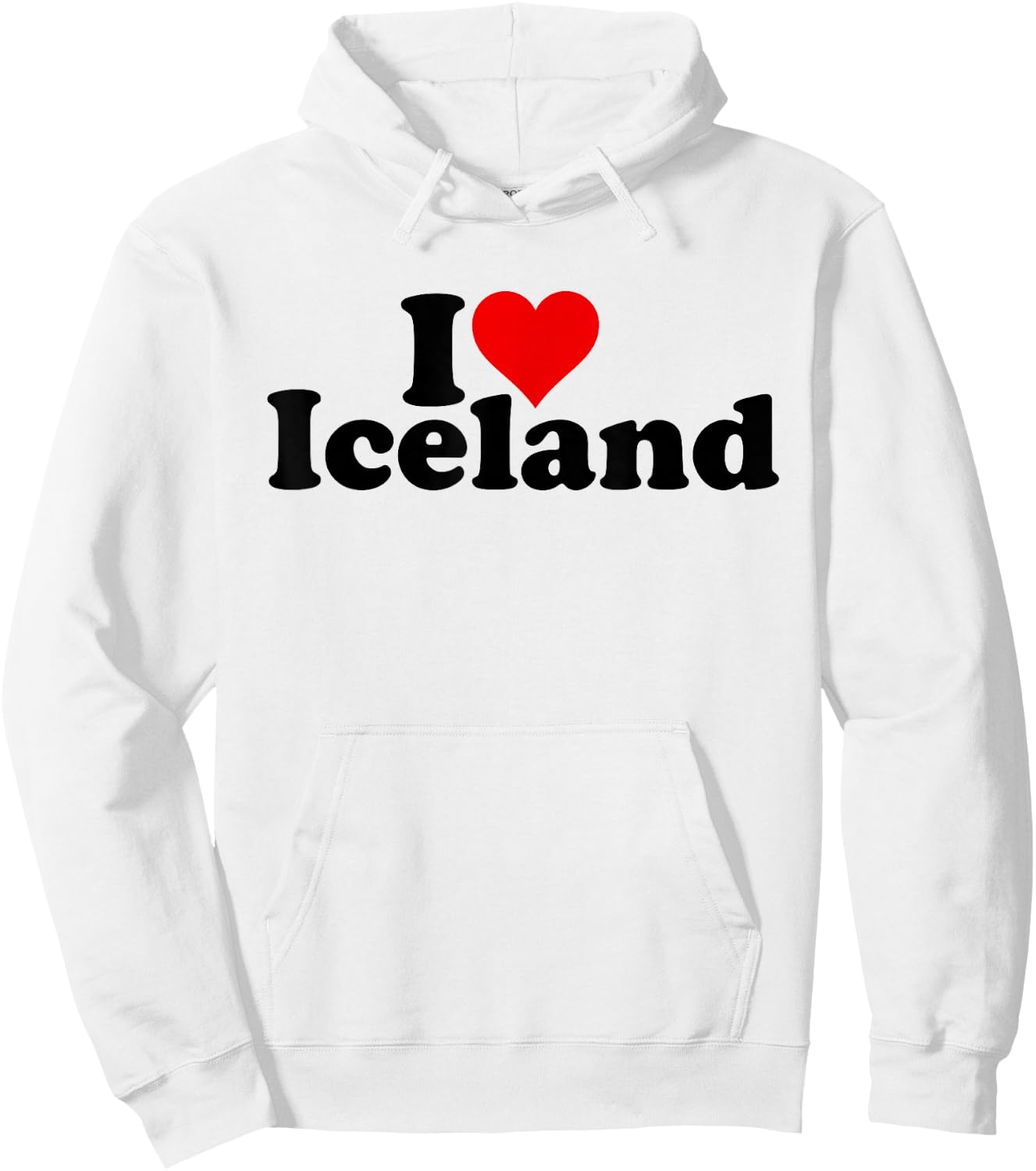 I Love Heart Iceland Hoodie - Hoodie | White