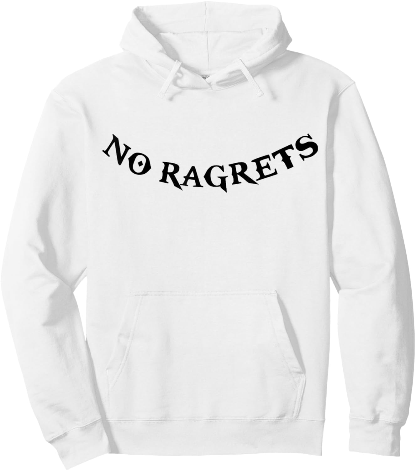 No Ragrets Tattoo Funny Punk White Trash Trailer Park Boy Hoodie - Hoodie | White