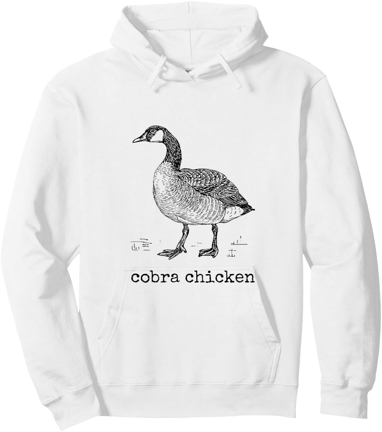 Cobra Chicken Funny Goose Wrong Animal Name Joke Hoodie - Hoodie | White