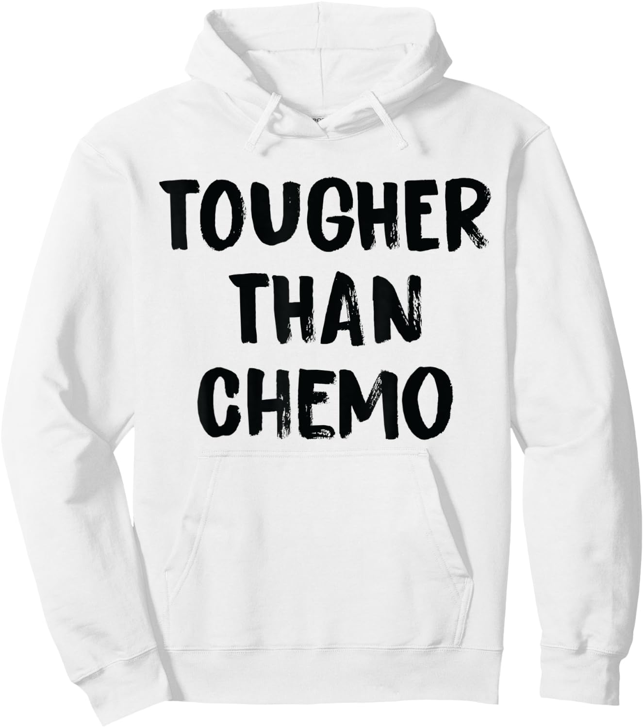 Tougher Than Cancer - Support Chemo Awareness Hoodie - Hoodie | White