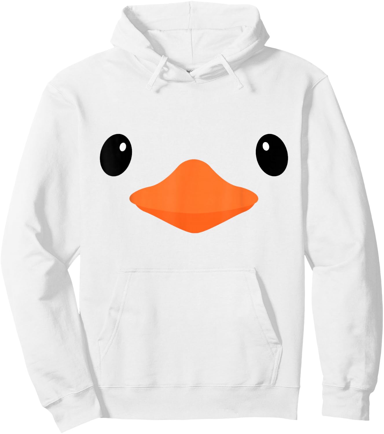 Duck Face Costume Halloween Animal Hoodie - Hoodie | White