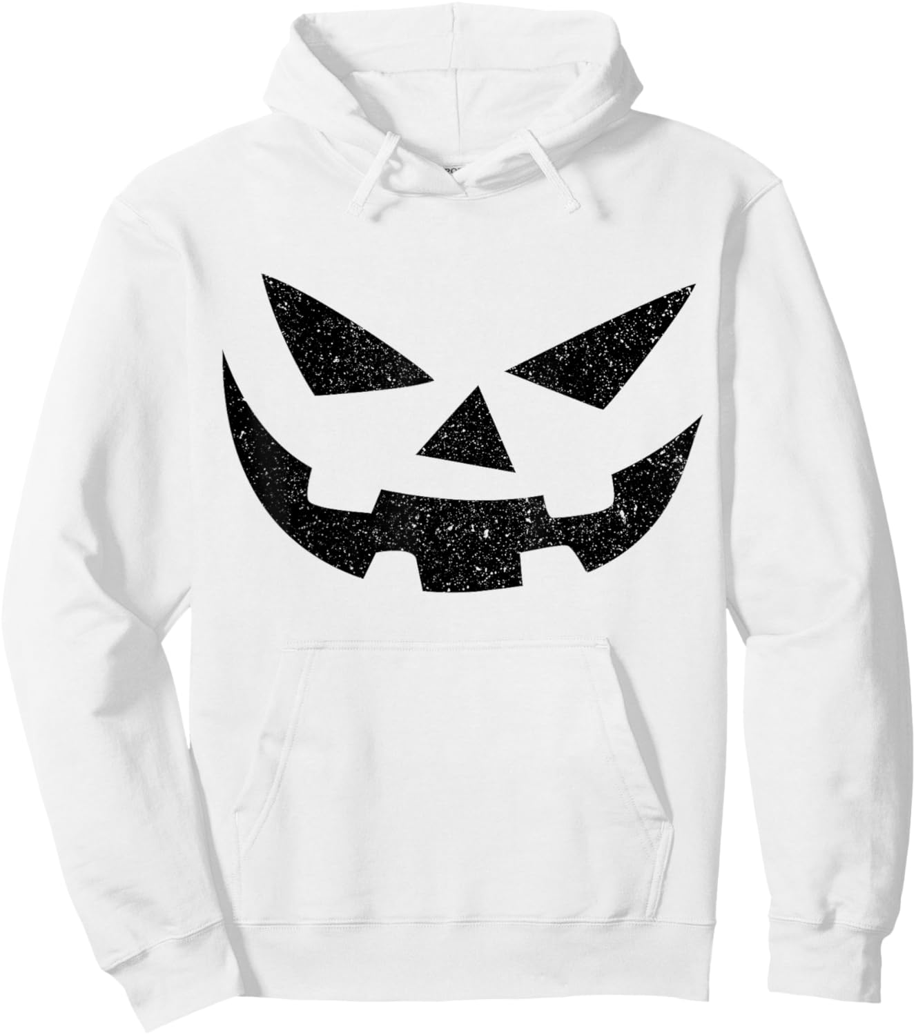 Jack O Lantern Shirt Men Women Kids Halloween Pumpkin Face Hoodie - Hoodie | White