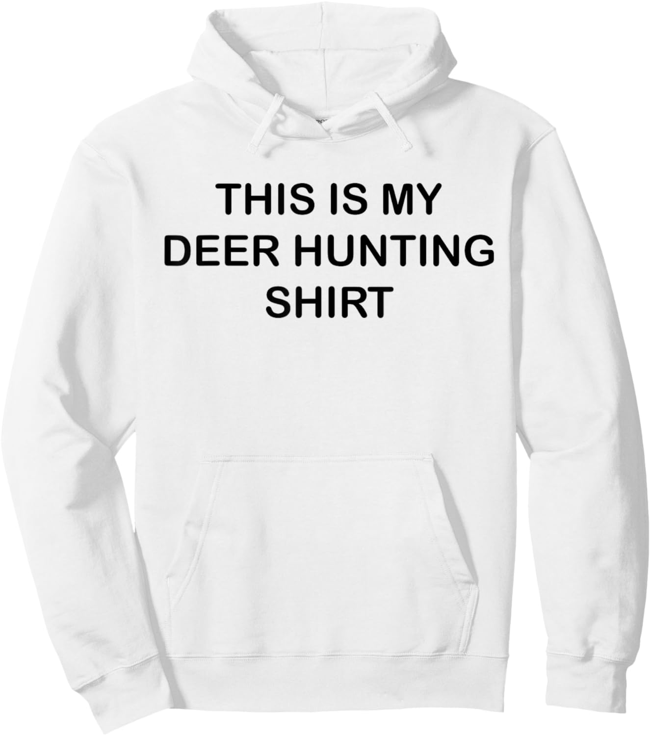 This Is My Deer Hunting Shirt Funny Blaze Orange Hoodie - Hoodie | White