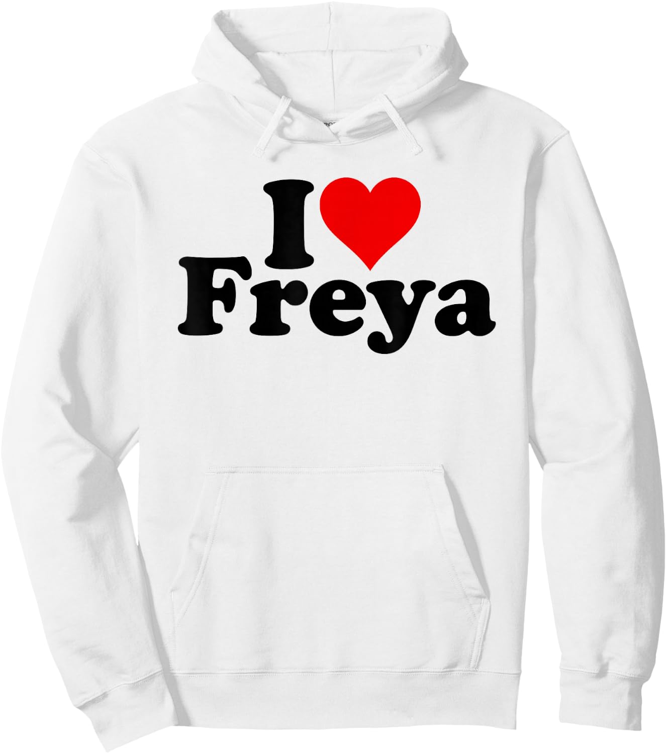 I Love Heart Freya Hoodie - Hoodie | White