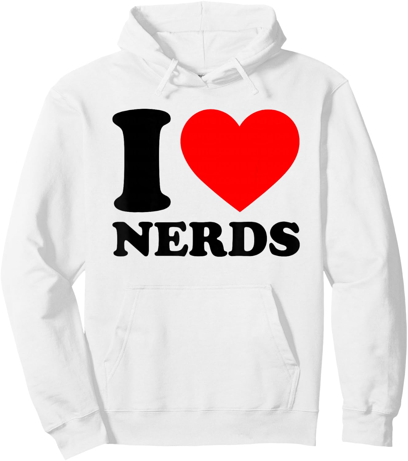 I Love Nerds Hoodie - Hoodie | White