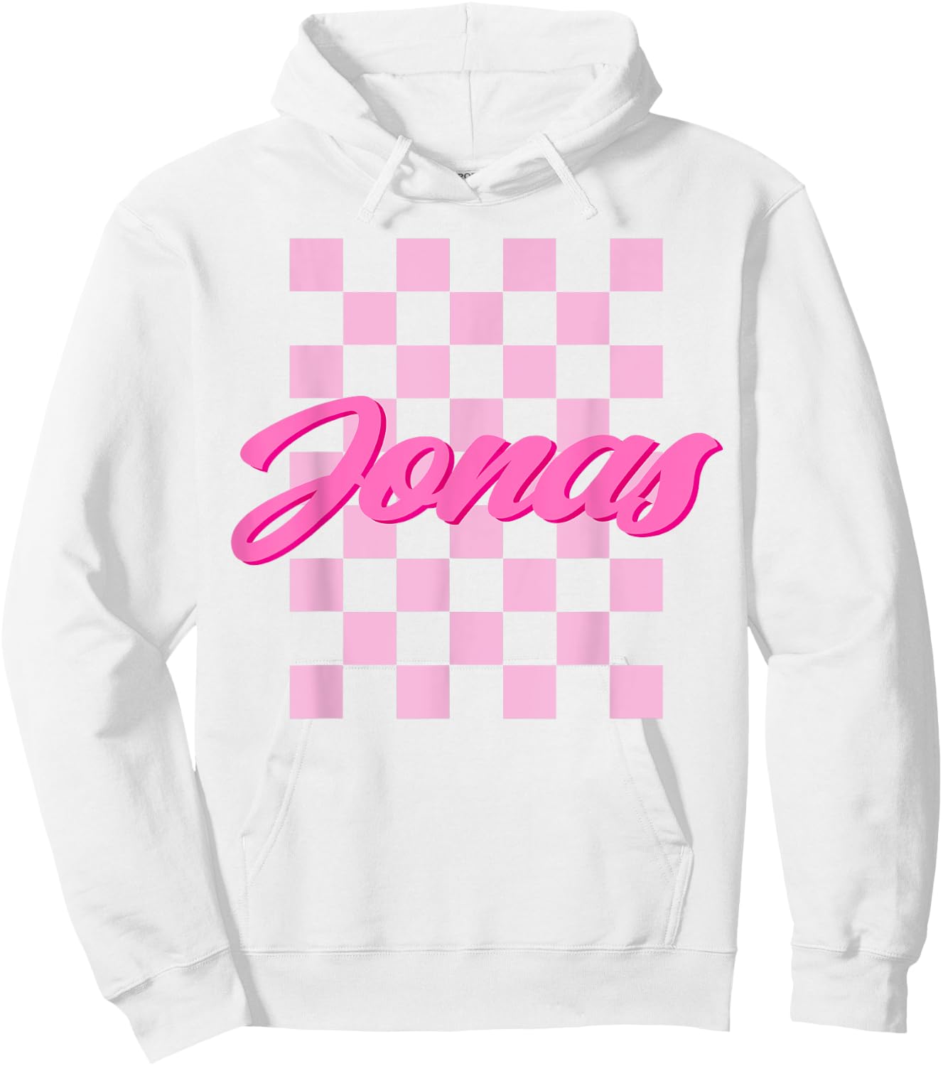 First Name Jonas I Love Jonas Hoodie - Hoodie | White