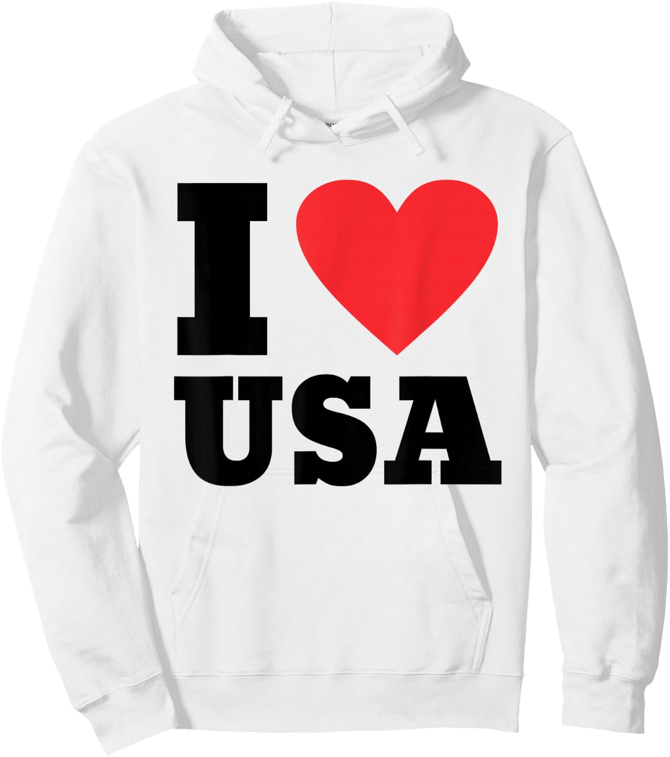 I Love USA Collection I Heart USA Family Travel USA Hoodie - Hoodie | White