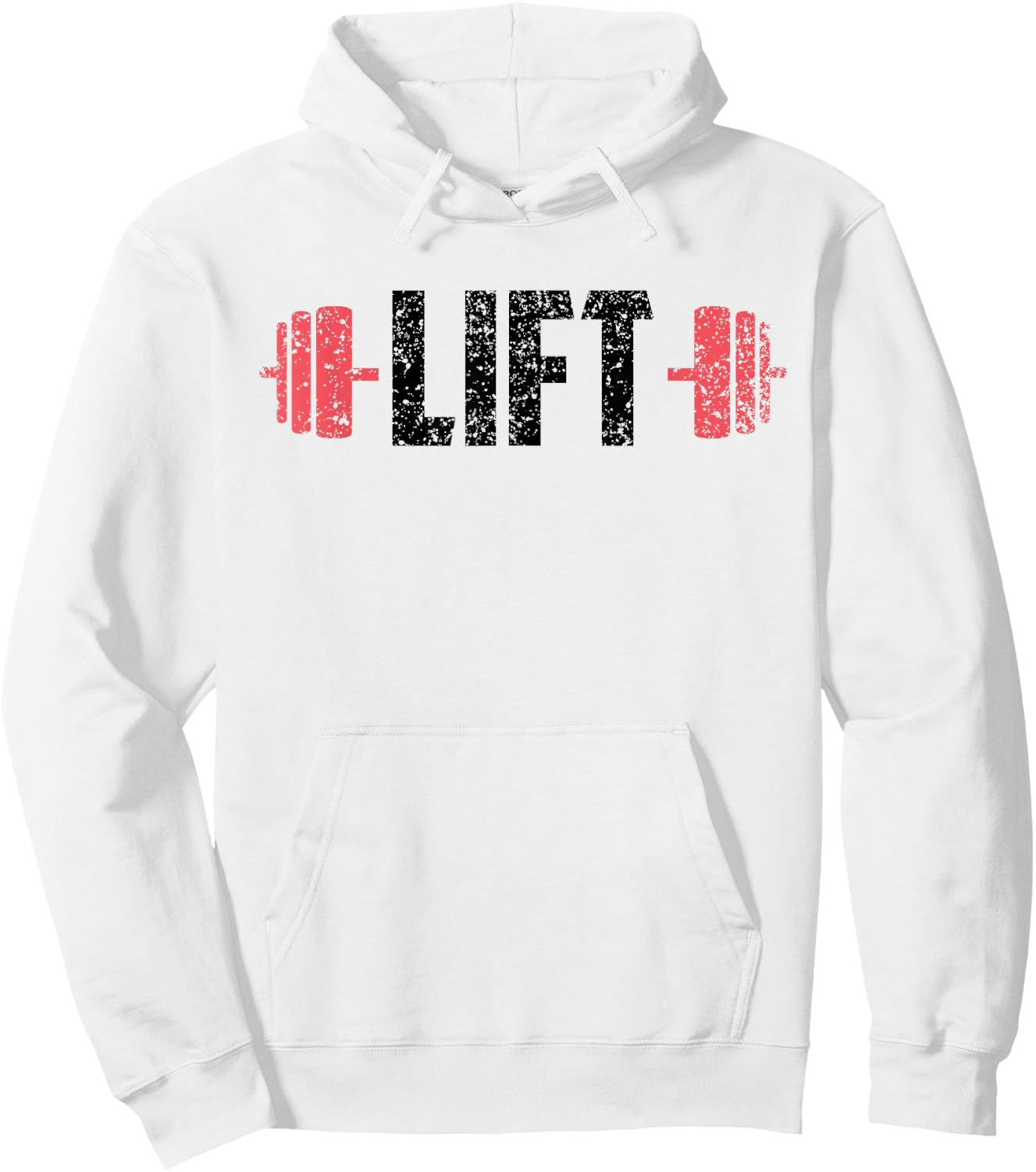 Lift Weightlifting Gym Lifting Workout Hoodie - Hoodie | White