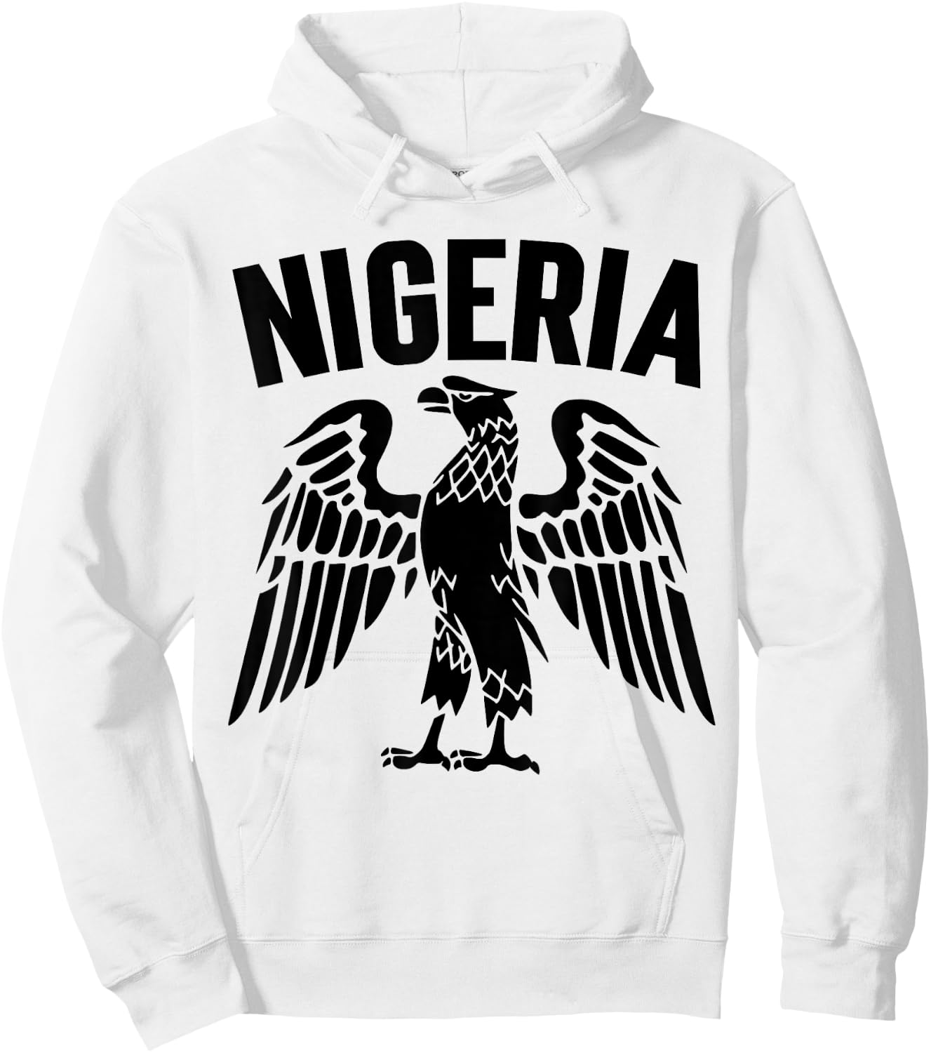Nigeria & Nigerian Eagle. , Women & Kids. Up Nigeria Hoodie - Hoodie | White
