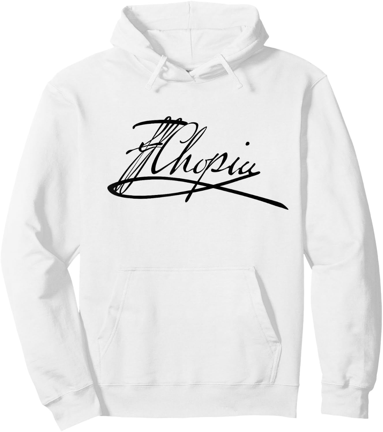 Frederic Chopin Authentic Signature Hoodie - Hoodie | White