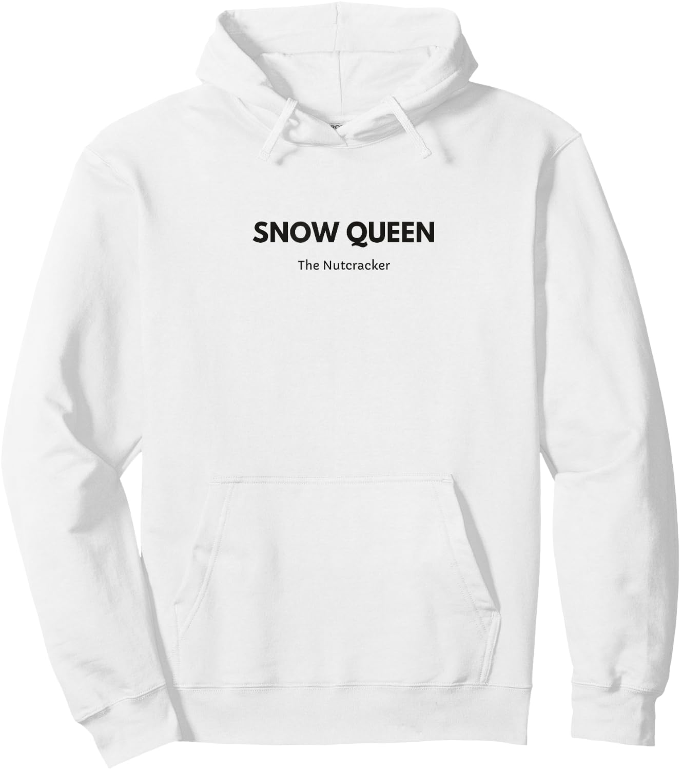 SNOW QUEEN THE NUTCRACKER Christmas Ballet Dancer Graphic Hoodie - Hoodie | White