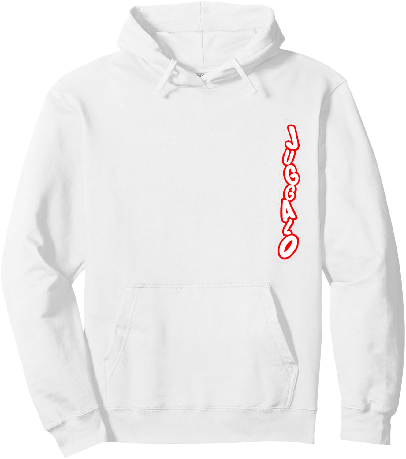 Minimal Juggalo Jumble (Vertical) Hoodie - Hoodie | White