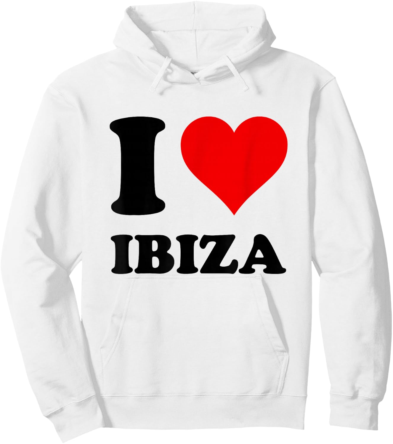I Love Ibiza Hoodie - Hoodie | White
