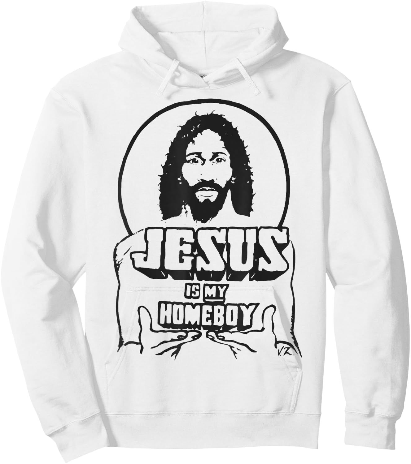 Original Official Jesus Is My Homeboy Hoodie - Hoodie | White