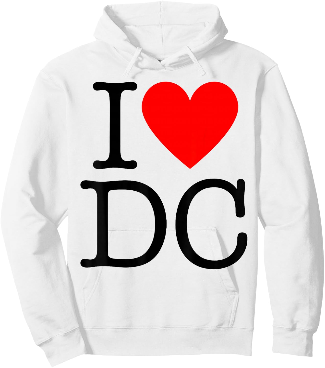 I Heart Washington - I Love DC Hoodie - Hoodie | White