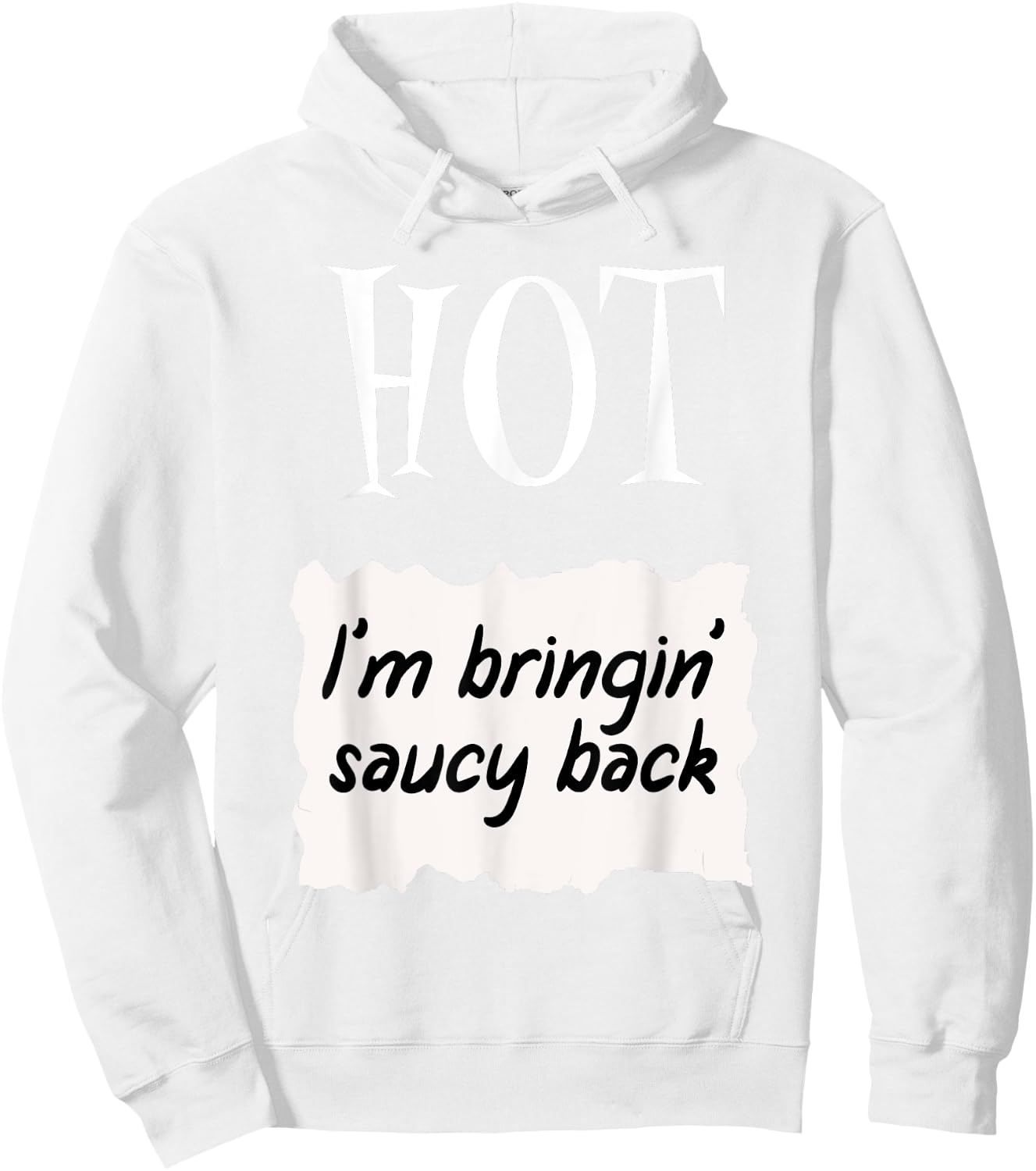 HOT SAUCES Group Halloween Costumes TACO SAUCE Hoodie - Hoodie | White