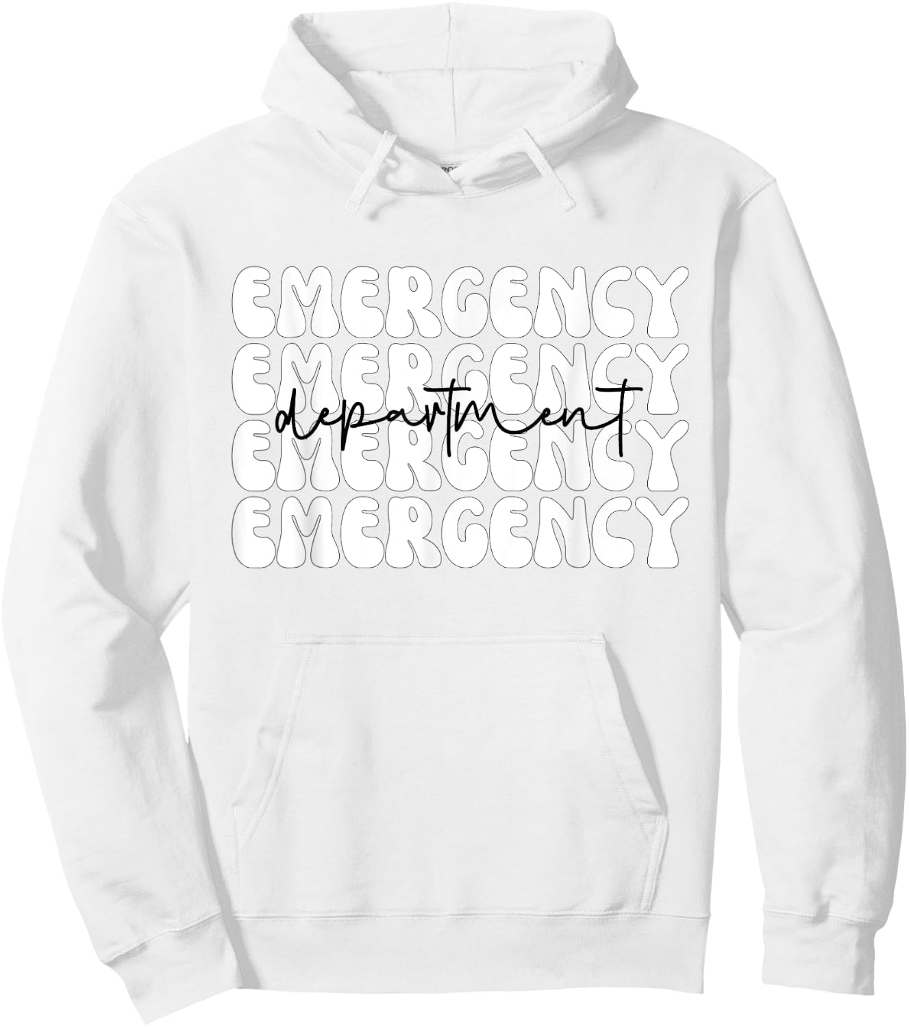 Emergency Department Emergency Room Healthcare Nursing Hoodie - Hoodie | White