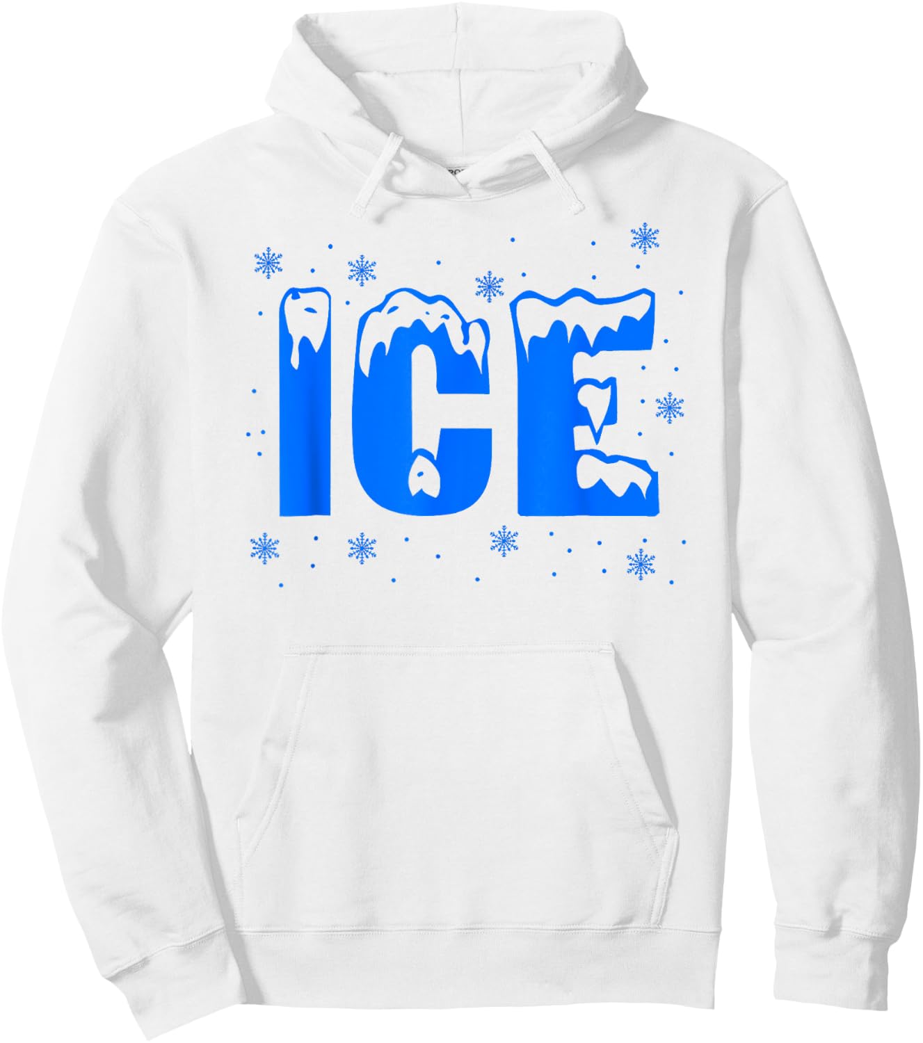 Frozen Ice Bag Funny Halloween Costume Ice Ice And Baby Hoodie - Hoodie | White