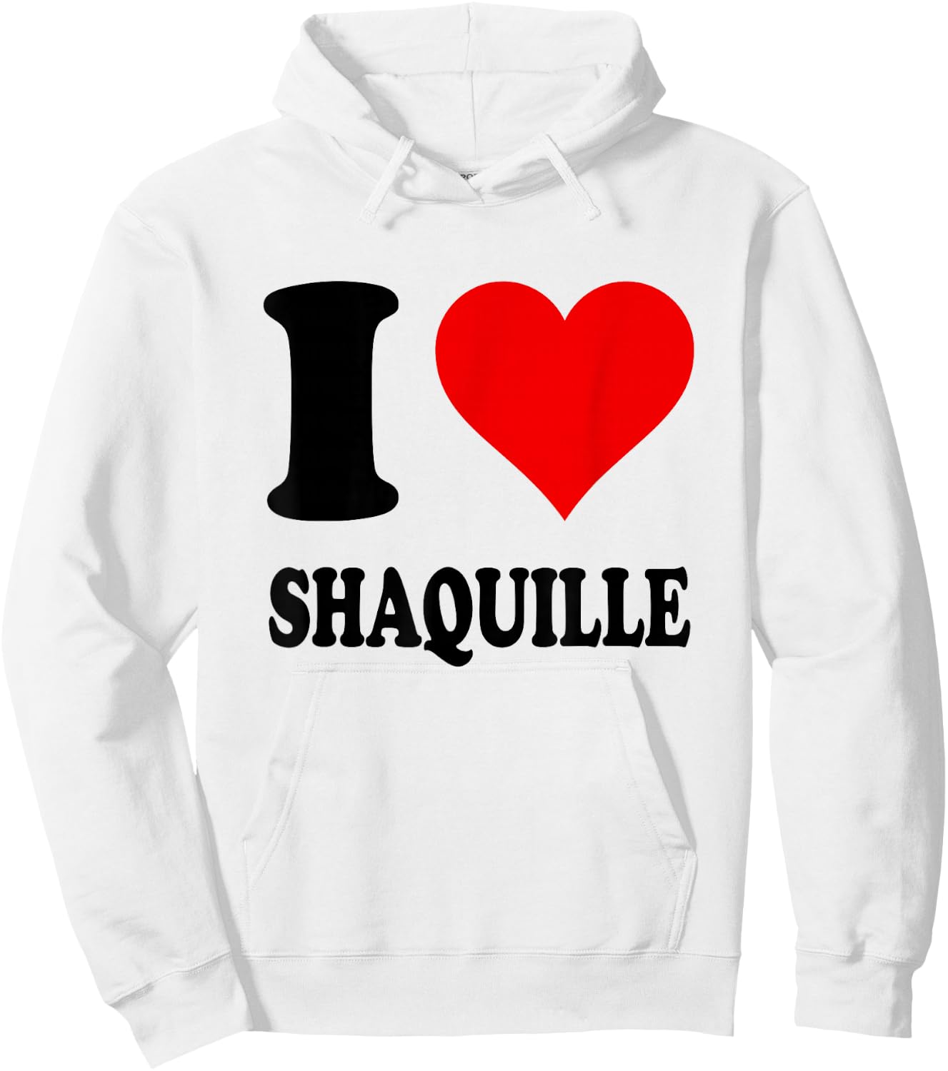 I Love Shaquille Hoodie - Hoodie | White