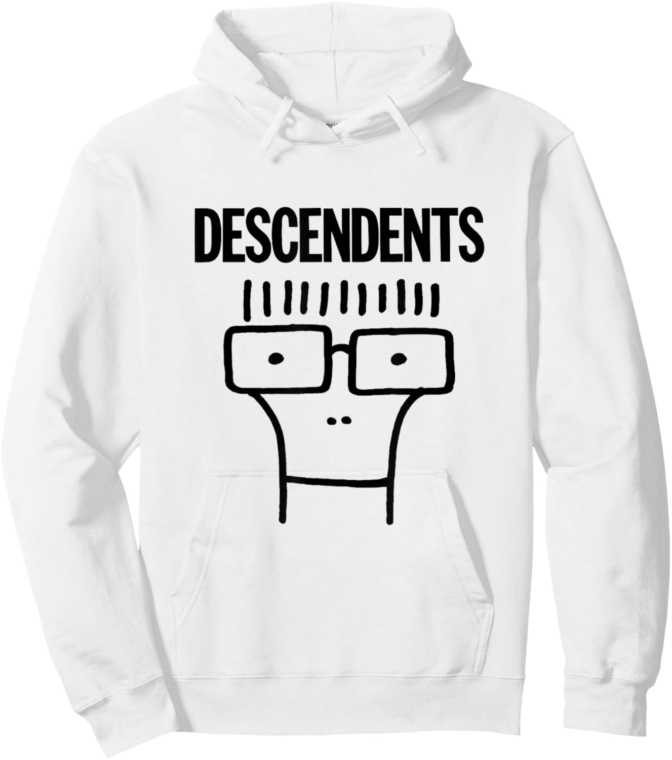 Descendents - Official Merchandise - Milo Outline Hoodie - Hoodie | White