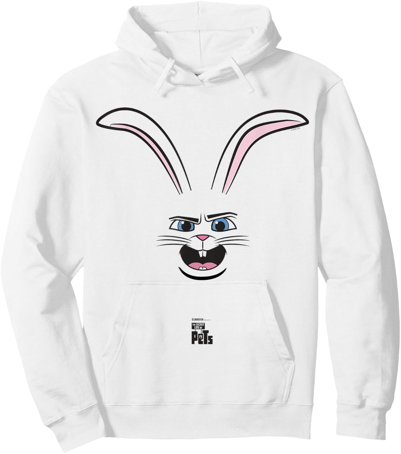 The Secret Life of Pets Snowball Big Face Hoodie - Hoodie | White