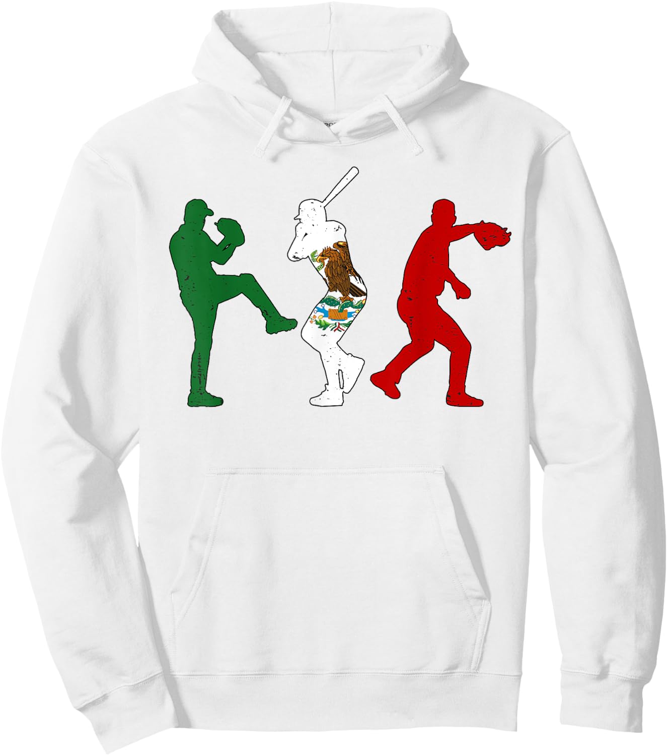 Cinco De Mayo Outfit Baseball Mexico Mexican Flag Boy Men Hoodie - Hoodie | White