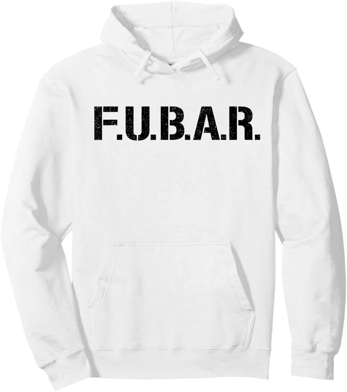 Fubar F.u.b.a.r. Acronym Hoodie - Hoodie | White