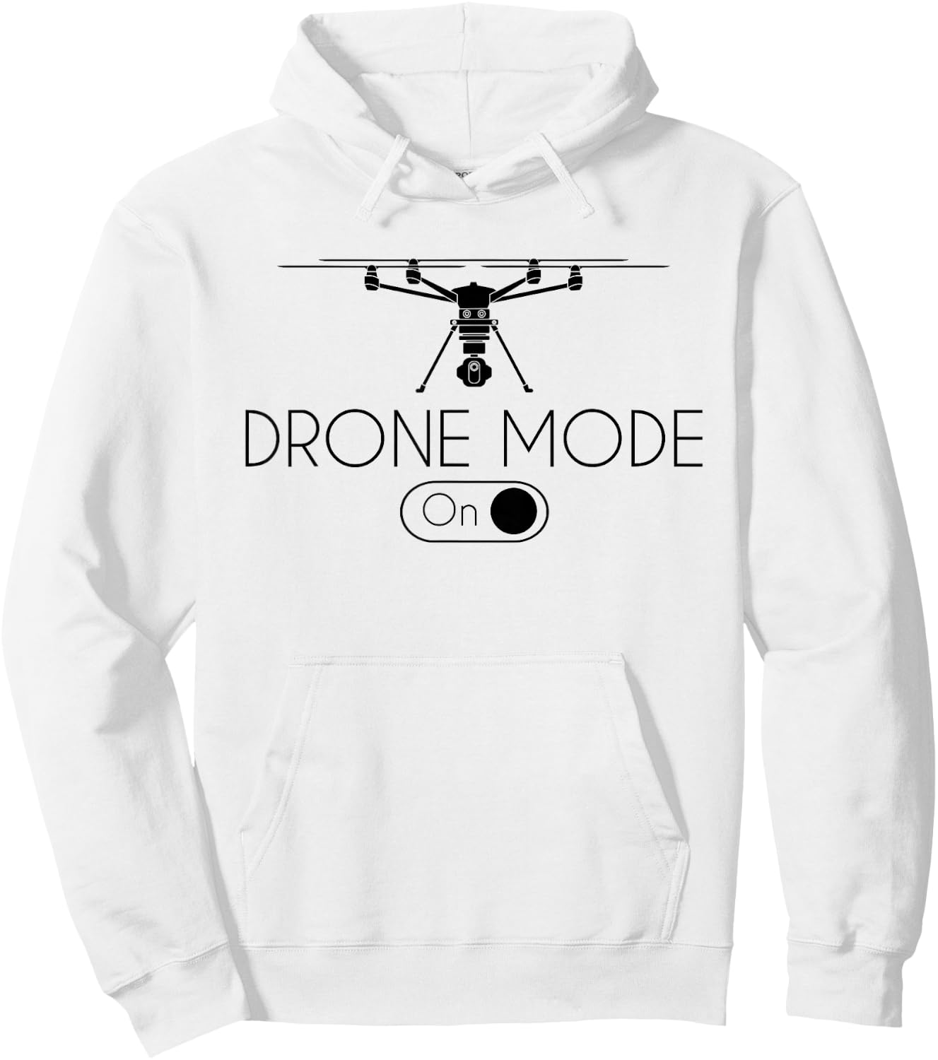 Funny Drone Pilot Gifts & Equipment Retro Vintage Grey Hoodie - Hoodie | White