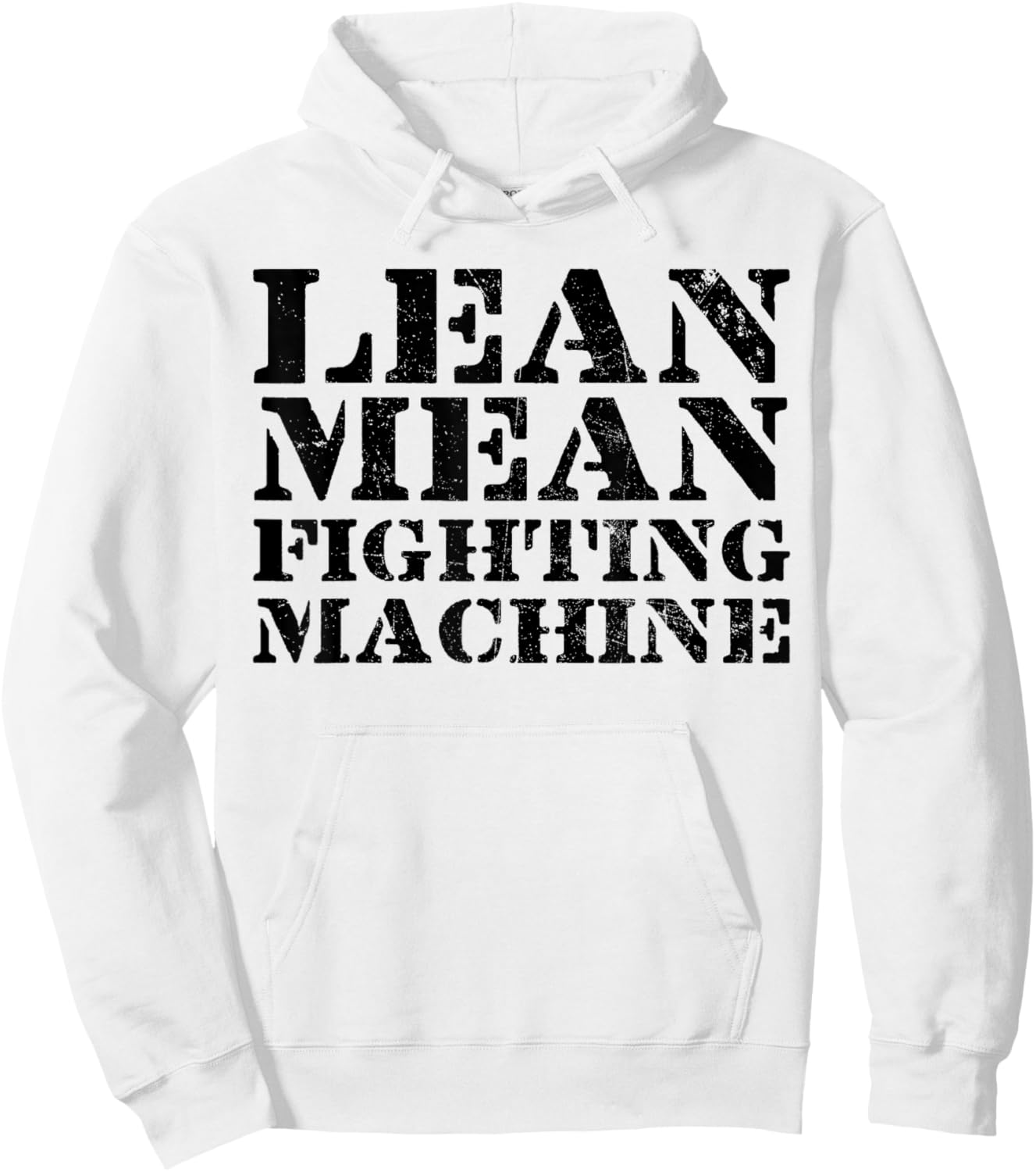 Lean Mean Cancer Fighting Machine, Chemotherapy Hoodie - Hoodie | White