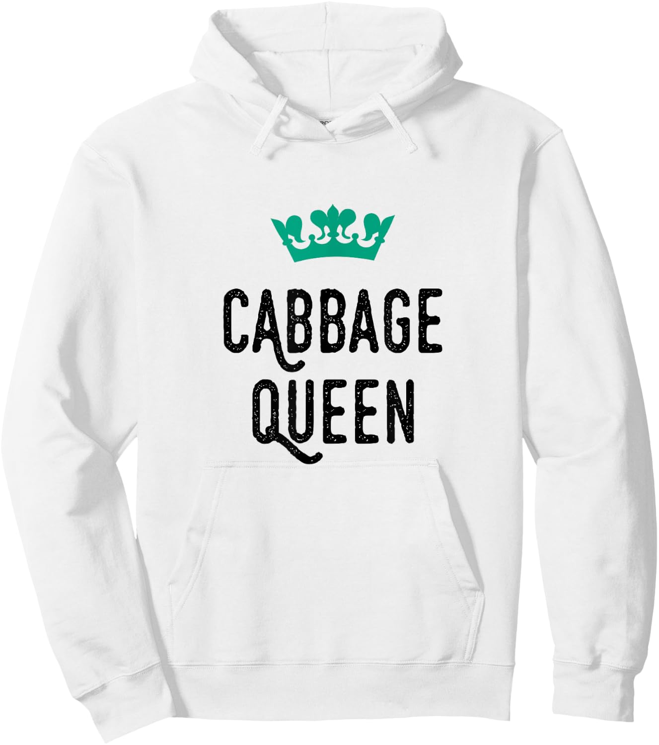 Cabbage Queen, Cabbage Lover, Cute Hoodie - Hoodie | White