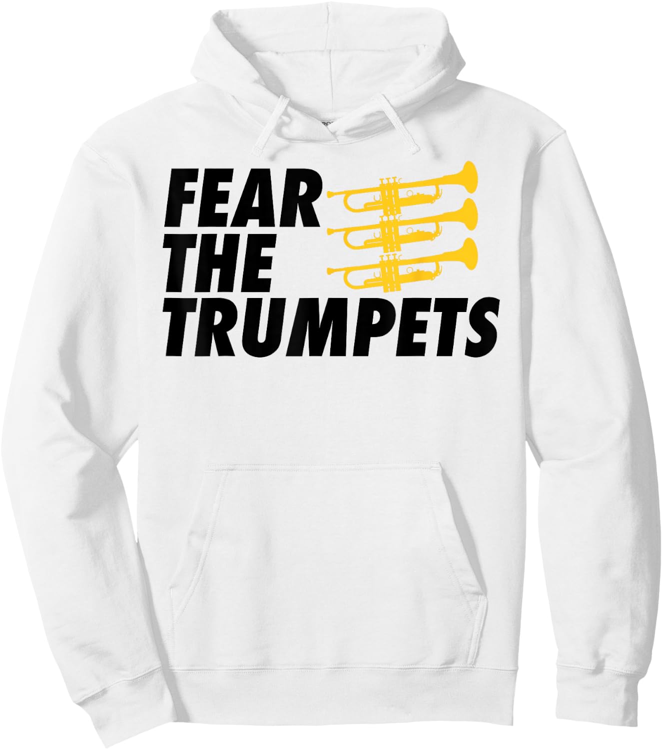 Fear the trumpets Hoodie - Hoodie | White