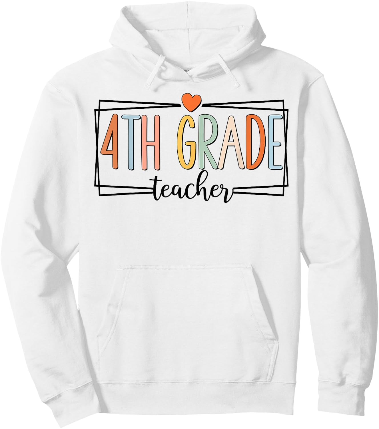 Fourth Grade Teacher 4th Grade Teachers Back to School Hoodie - Hoodie | White