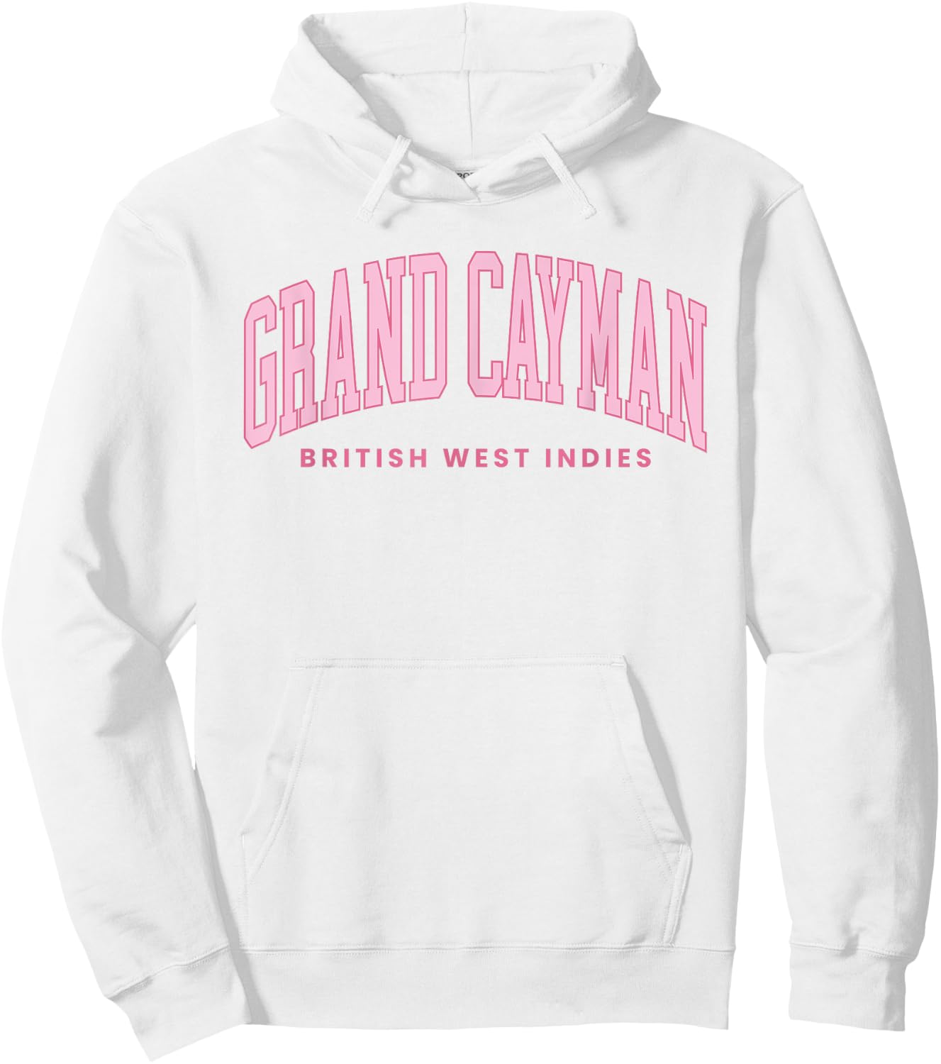 Grand Cayman Islands Summer Retro Preppy Throwback Hoodie - Hoodie | White