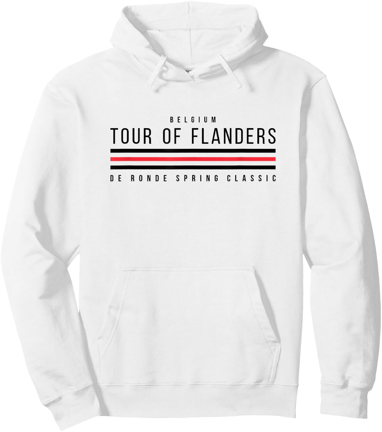 Tour Of Flanders De Ronde Spring Classic Belgium Hoodie - Hoodie | White