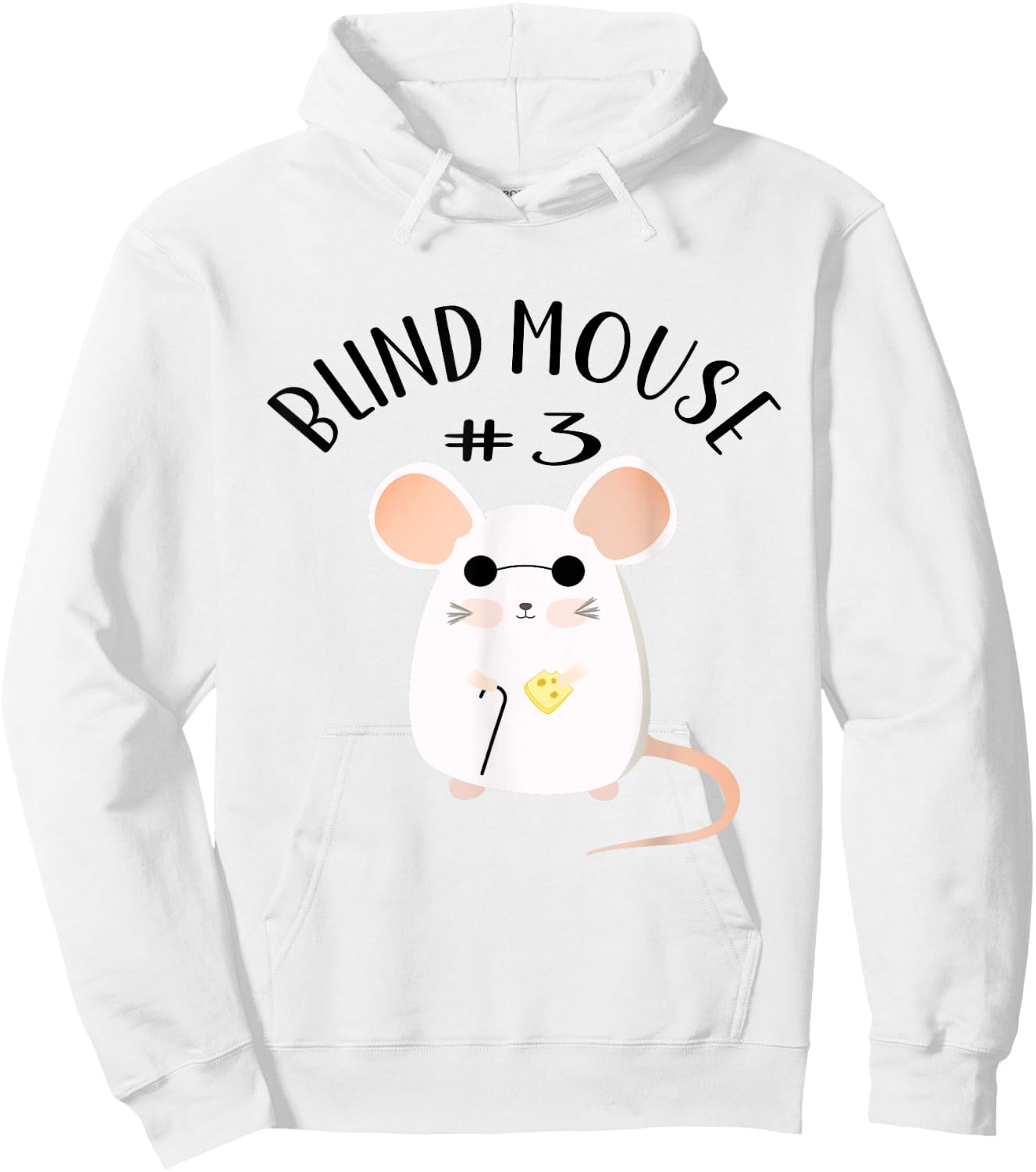 Halloween Matching Group #3-3 Blind Mice Costume Hoodie - Hoodie | White