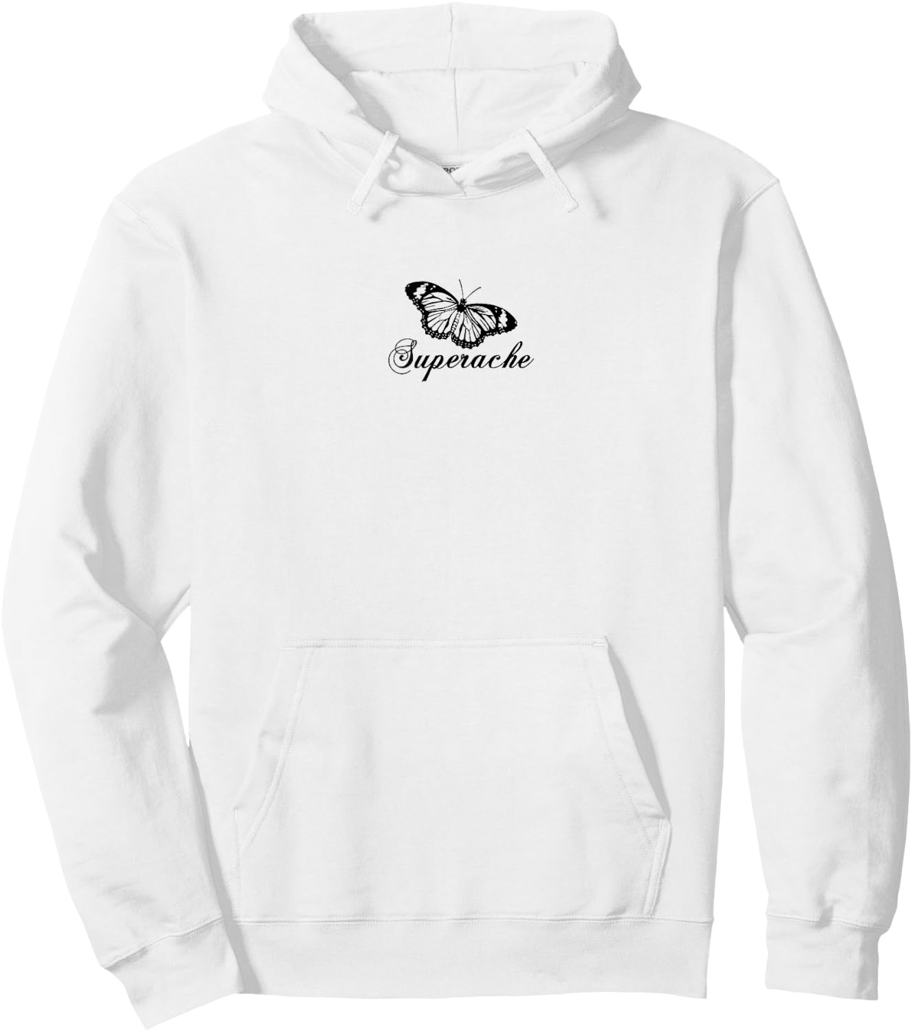 Official Conan Gray Superache Butterfly Pink Hoodie - Hoodie | White