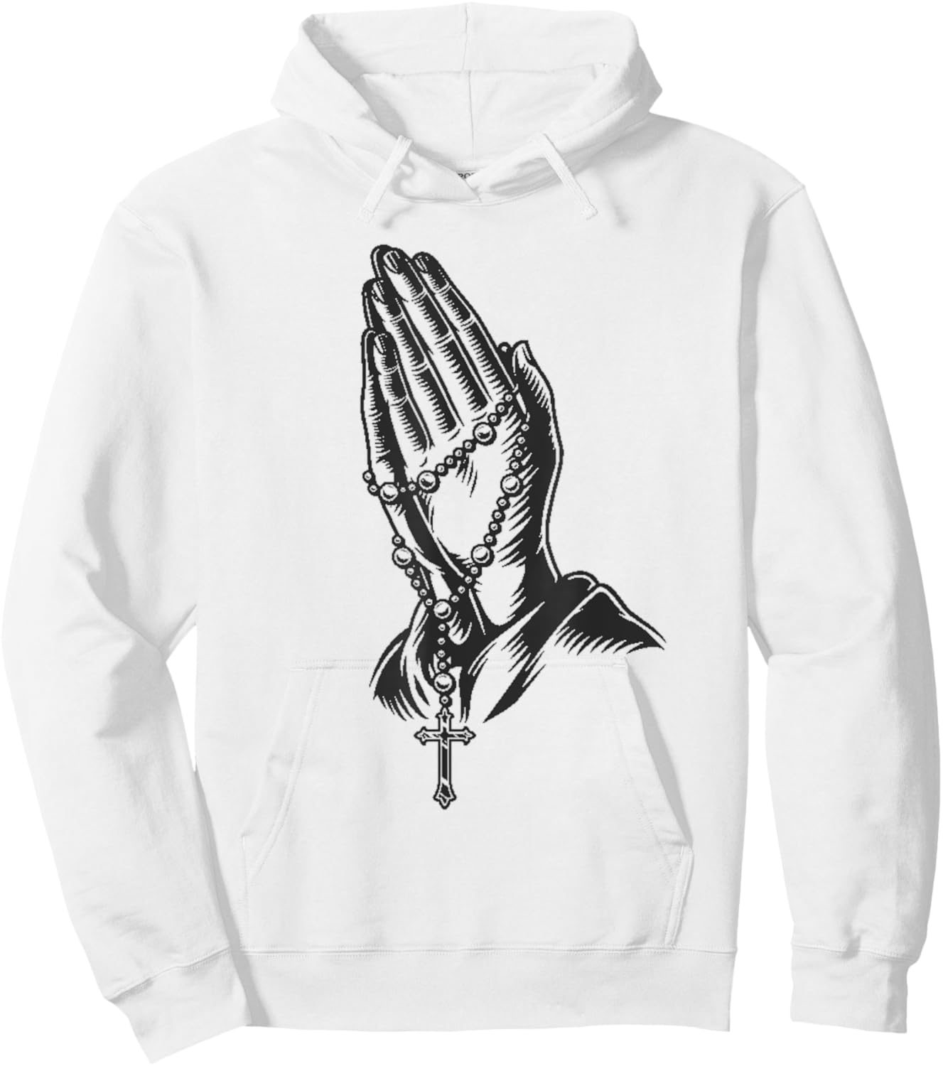 Praying hands Hoodie - Hoodie | White
