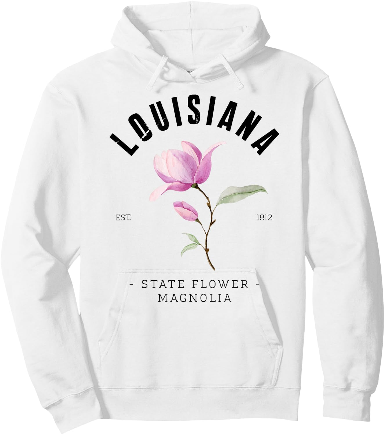Louisiana travel gift Hoodie - Hoodie | White
