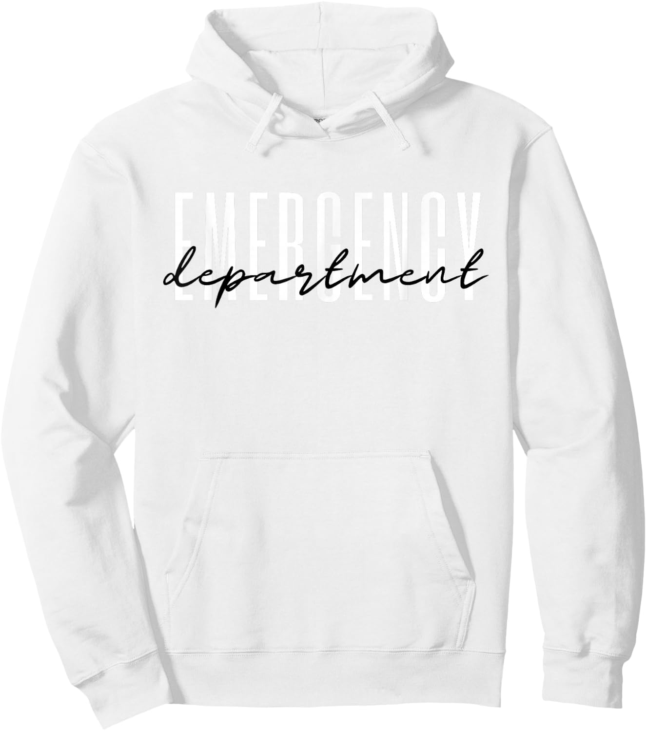 Emergency Department Emergency Room Healthcare Nursing Hoodie - Hoodie | White
