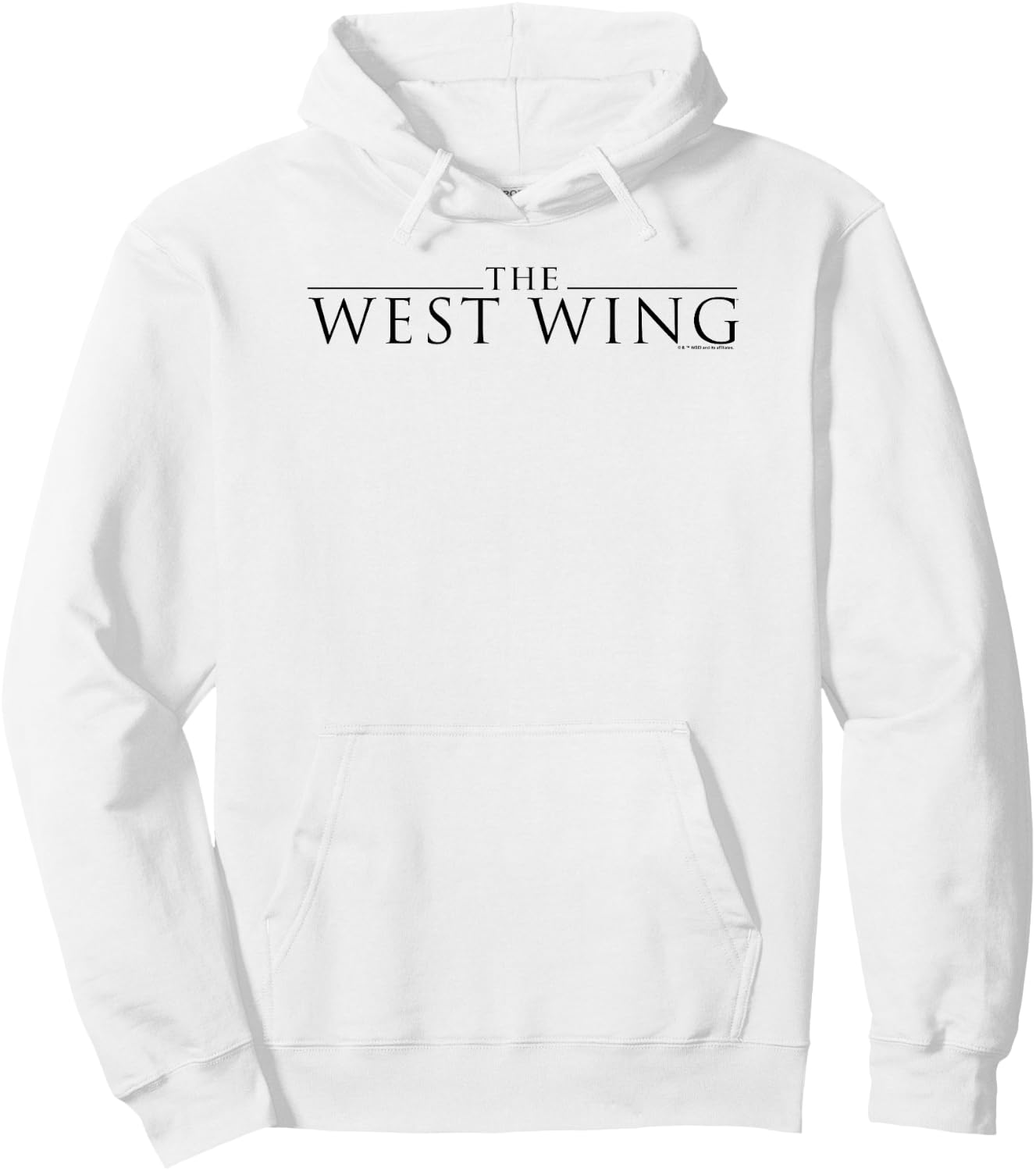 WB100 The West Wing Series Classic Text Logo Hoodie - Hoodie | White