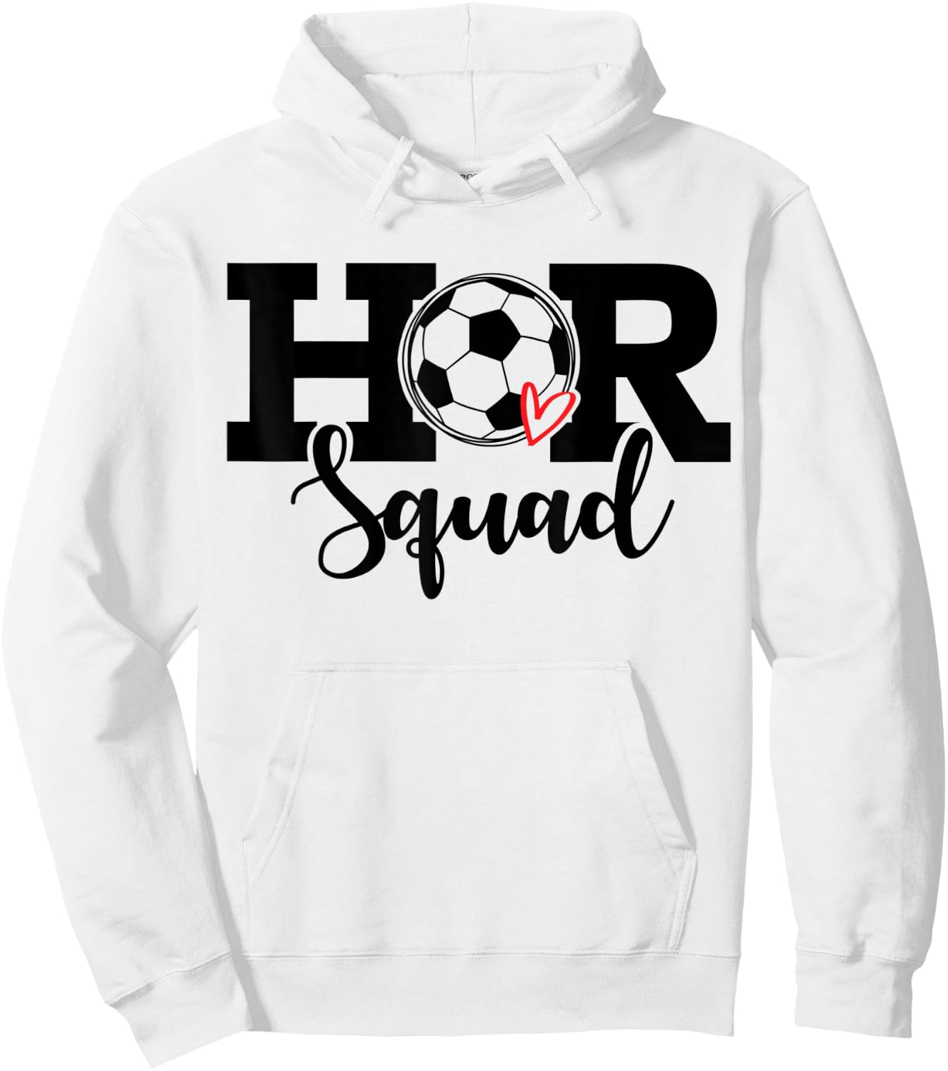 HR Squad Soccer Costume Funny Human Resource Hoodie - Hoodie | White